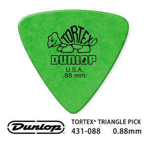 Jim Dunlop Tortex Triangle 431R 0.88mm Pick (三片、十片組)【敦煌樂器】