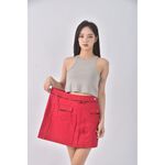 (2XL) scottish house質感格紋紅色短裙二手衣, , large