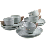 [豐名日本餐具] 咖啡杯組 刷毛裂釉 有田燒 / C00GP0-24, , large