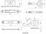Full Mortise Lock, , large