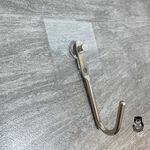 [熊好貼國際]J型勾 304不鏽鋼  無痕掛勾掛鉤凹凸紋路粗糙可貼(超黏貼) 無痕掛勾 強力掛勾 免打孔掛勾 掛鉤, , large