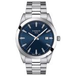 TISSOT 天梭Gentleman 紳士石英手錶-藍/40mm T1274101104100, , large