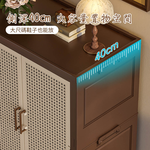 【AOTTO】65面寬中古藤編可調節收納鞋櫃(AC-218), , large