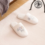【SOLO歐洲家居】LCW Home 土耳其製 療癒笑臉刺繡室內拖鞋 居家拖鞋 絨毛 36-37, , large