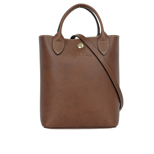 LONGCHAMP Epure XS 牛皮手提/斜背二用迷你托特包/棕色