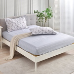【Betrise】Muchen Xinyu | Environmentally friendly printing and dyeing anti-mite and antibacterial 100% combed cotton dual-purpose quilt and bed sheet set - double, , large