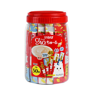 CIAO桶裝肉泥-鮪魚綜合50入