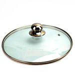 Tempered glass lid 28CM, , large