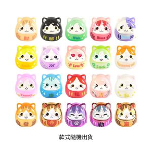 【盲盒】開運達摩貓咪簽筒系列(款式隨機出貨)
