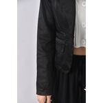 (S) 【德馨私服】gat lady質感棉質黑色外套二手衣, , large