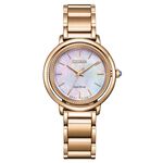 CITIZEN 星辰 L系列 Hebe田馥甄廣告款 珍珠貝光動能女錶 EM1103-86Y, , large