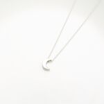 【Angel & Me】Le Petit Prince Moon s925 sterling silver necklace Christmas gift, , large