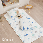 BUHO "Spring Warmth" Ice Yarn Cool Children's Sleeping Pad Three-piece Set (Quilted Sleeping Pad + Cool Quilt + Children's Pillow) SGS Non-toxic x Cool Dual Certification, , large