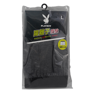 Play Boy陽離子壓花寬平口褲-L(顏色隨機出貨)
