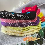 [Kaimei Cotton Industry] 10 pairs set, random and excellent, MIT made in Taiwan, pure cotton anti-slip children's socks (toddler version 1-3 years old) - Strawberry Baby Style, , large