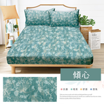 100%純天絲雙人三件式床包組, , large