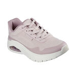 Kixpress-Skechers Uno Flex 女 運動休閒鞋 增高 舒適 穿搭 粉紅 白 [177794MVE], , large