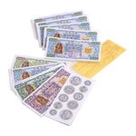 【金發財金紙-請神辦事】玉帝天鈔+天官五路發財錢+福德正神發財錢-1入組, , large