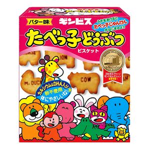 金必士動物造型奶油味餅乾