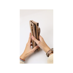 LUN&Eacute;A 柔光小羊皮雙層對折長夾  多卡位收納 人氣女用皮夾 女夾 錢包 氣質百搭長夾, , large