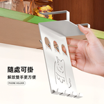 【上手家居】懸掛廚房手機架-白色(廚房掛鉤架/手機支架/櫥櫃下掛架/手機座/廚房掛架), , large
