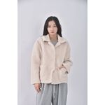 (XL) pazzo毛毛白色外套二手衣, , large