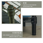 【Y HOUSE】60x30x75cm Lightweight Two-layer Iron Rack Iron Rack Shelf - Painted Black, , large