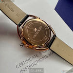 [星晴錶業]SWAROVSKI手錶,34mm,SW00021黑色錶面玫瑰金錶殼深黑色真皮皮革錶帶款, , large