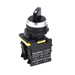 Black/Two-position selector switch 1/NO+1/NC, , large