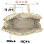 牛津布手提包中包 牛津布多口袋包中包 牛津布防潑水大容量手提收納包-多色, , large