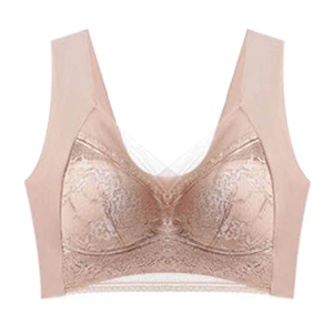 [WINIBRA] French-style, wireless, vest-type fixed cups, dark brown,Size M (32)