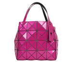 ISSEY MIYAKE BAO BAO CARAT 4X4 亮面手提小方盒/桃粉色, , large