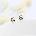 【Angel & Me】Cute Lady bug s925 sterling silver earrings Birthday gift, , large