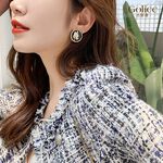 【Gulicc】古莉可 耳環 復古金色人像耳環, , large