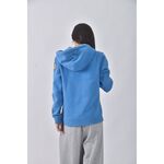 (M) roots質感棉質連帽藍色長袖上衣二手衣, , large