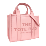 MARC JACOBS THE LEATHER TOTE 粒面皮革小款托特包/蝴蝶結粉, , large