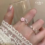 【Gulicc】古莉可 戒指  式 粉色花朵輕奢戒指, , large