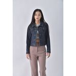 (M) 【房業涵私服】liz lisa丹寧牛仔音符刺繡藍色外套二手衣, , large