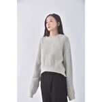 (F) jenny eyelet韓牌質感綠色毛衣二手衣, , large