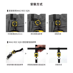 【Leo手機周邊專賣店】ROOT CO. 360度正方形多功能登山扣 / MAG REEL SQR. / 藍色, , large