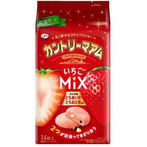 不二家鄉村風烘焙餅乾-草莓風味