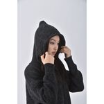 (XL) romie julie針織連帽灰色罩衫二手衣, , large