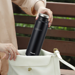 【日本孔雀Peacock】商務休閒不鏽鋼保冷保溫杯800ML(防燙杯口設計)-原鋼色, , large