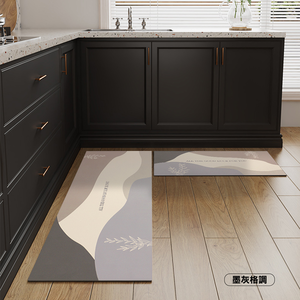 Buy big and get small new technology instant water-absorbent and oil-proof leather soft floor mat