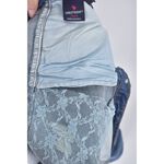 (S) 3room s丹寧牛仔質感藍色長褲二手衣, , large