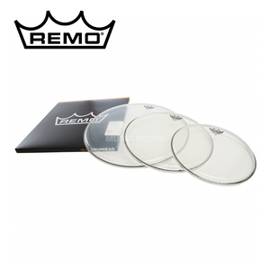 REMO PP-1382-BA Clear 10.12.16吋 鼓皮組【敦煌樂器】