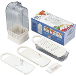 Multifunctional V-shaped vegetable preparation set (with box), , large