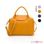 SPRING-真皮頭層牛皮波士頓3way包 牛皮斜背包 牛皮手提包 真皮托特包-多色, , large