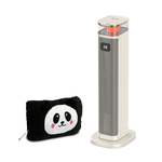 【TECO東元】石墨烯PTC陶瓷智能溫控電暖器/暖氣機/電暖爐(XYFYN3005CBW加贈萌趣毛絨電暖隨身寶), , large