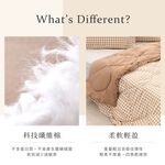 【DUYAN 竹漾】舒柔棉四季被 / 焦糖奶茶 台灣製, , large